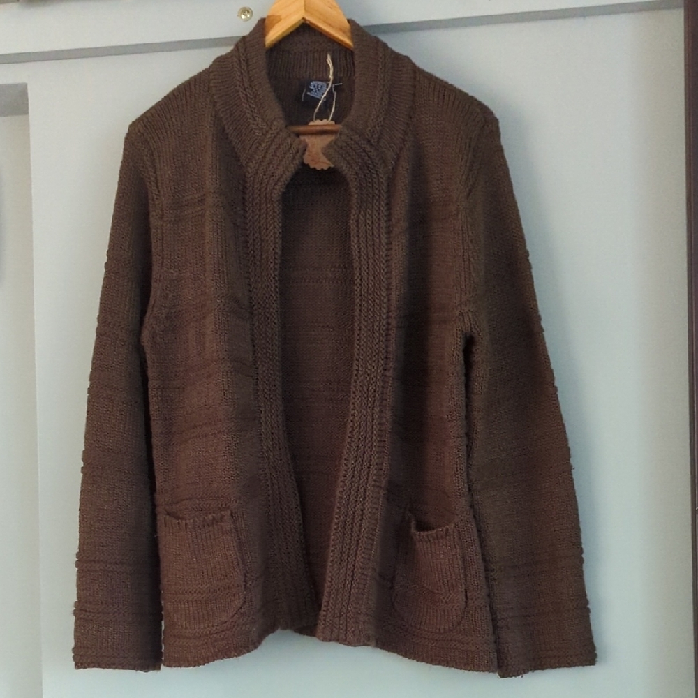 Brown Women's Cardigan Sweater